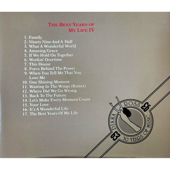 The Best Years Of My Life IV - Diana Ross "Amazing Grace" "Family"  37319cd - Picture 2 of 2